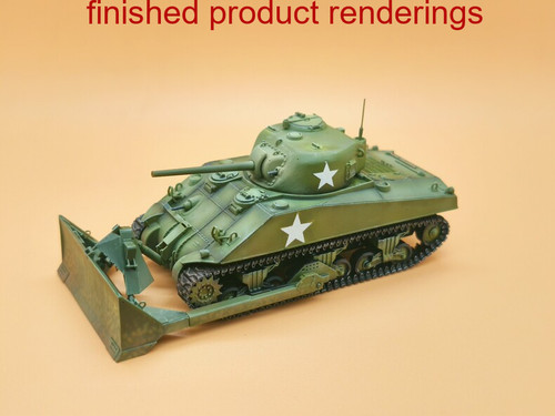 Serbatoio sherman 72 usa - 3d,